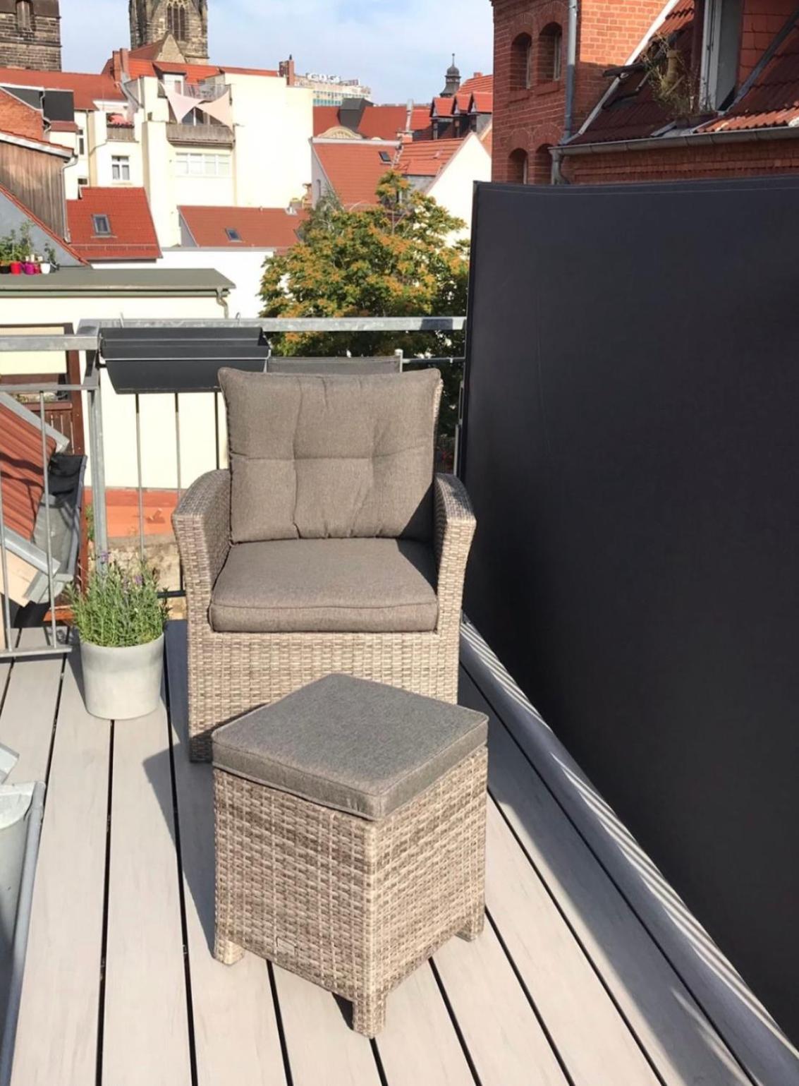 Moderne Galeriewohnung Mit Balkon Und Stellplatz Am Wenigemarkt エアフルト エクステリア 写真